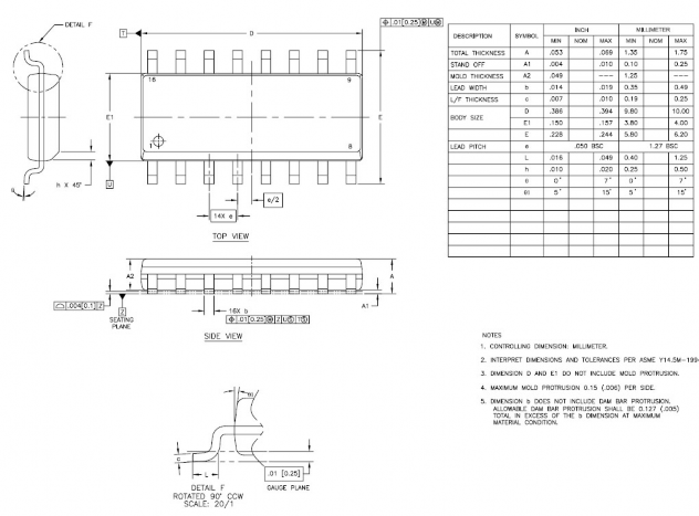 6100-16S封裝圖 6100-16S封裝圖